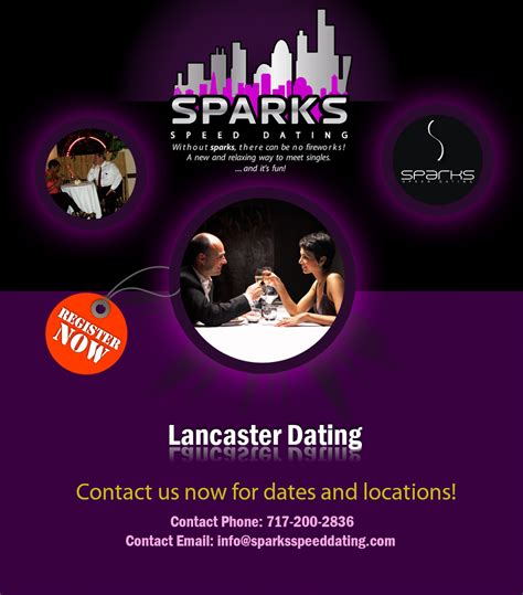Speed dating events events in Lancaster, PA ... is entered by event organisers and may be subject to change, please see hookup page for latest information.